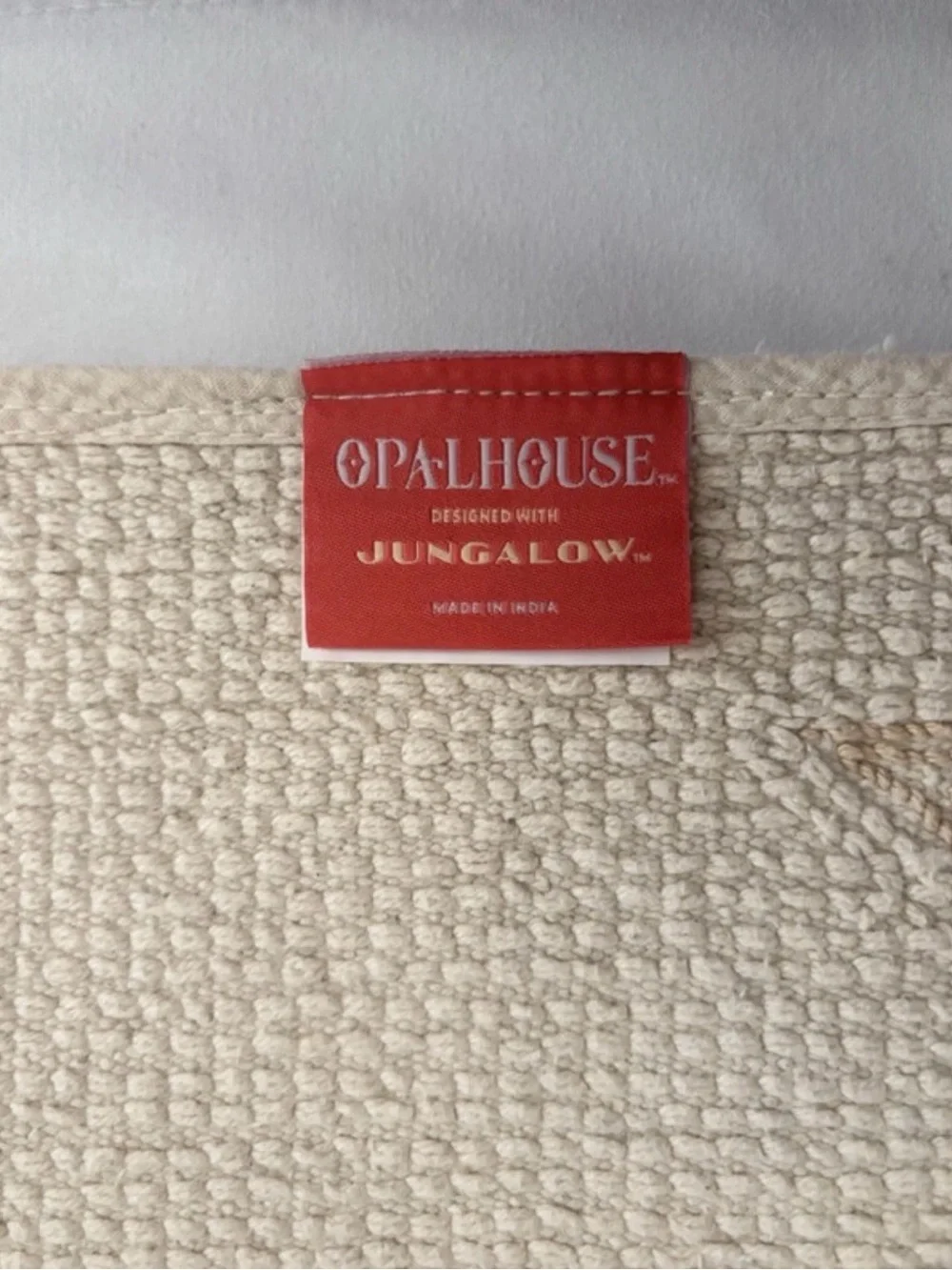 Opalhouse/Jungalow Geometric 100% Cotton Bath Rug, (18x30), NWT